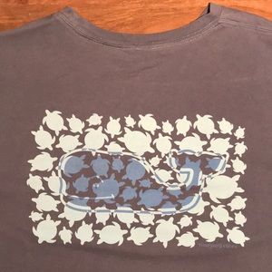 Vineyard Vines blue Turtle Logo Shirt